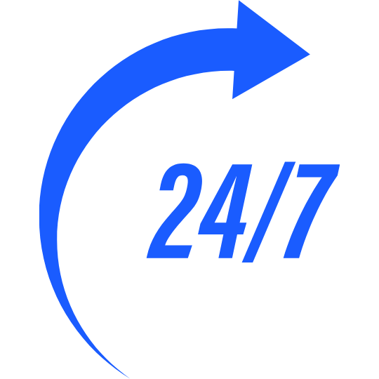 24/7 geöffnet